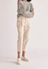 Paisie Button Sleeve Jumper in Light Grey